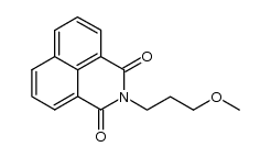 N-(3-methoxypropyl)-1,8-naphthalimide Structure