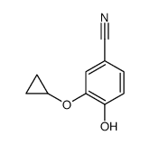 Benzonitrile, 3-(cyclopropyloxy)-4-hydroxy- (9CI)结构式
