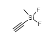 methyl(ethynyl)difluorosilane结构式