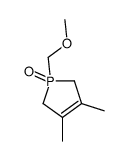 1-(methoxymethyl)-3,4-dimethyl-2,5-dihydro-1λ5-phosphole 1-oxide Structure