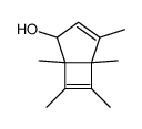 1,4,5,6,7-pentamethylbicyclo[3.2.0]hepta-3,6-dien-2-ol Structure