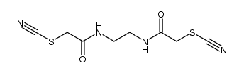 2,2'-bis-thiocyanato-N,N'-ethane-1,2-diyl-bis-acetamide Structure