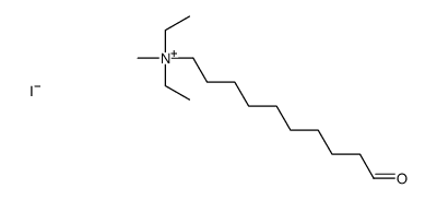 diethyl-methyl-(10-oxodecyl)azanium,iodide Structure