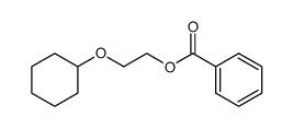 Benzoic acid 2-cyclohexyloxy-ethyl ester Structure
