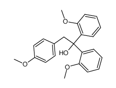 1,1-Bis(o-methoxyphenyl)-2-(p-methoxyphenyl)aethylen Structure
