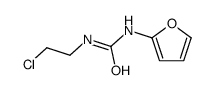 1-(2-chloroethyl)-3-(furan-2-yl)urea结构式