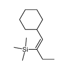 {1-[1-Cyclohexyl-meth-(Z)-ylidene]-propyl}-trimethyl-silane结构式