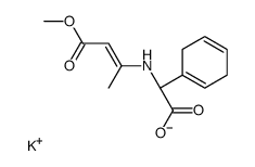 potassium (R)-alpha-[(3-methoxy-1-methyl-3-oxo-1-propenyl)amino]cyclohexa-1,4-diene-1-acetate Structure