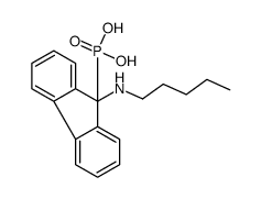 [9-(pentylamino)fluoren-9-yl]phosphonic acid Structure