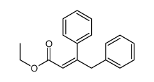 ethyl 3,4-diphenylbut-2-enoate结构式