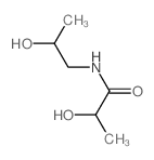 2-hydroxy-N-(2-hydroxypropyl)propanamide structure