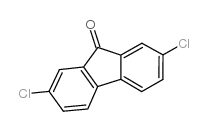 2,7-Dichloro-9-fluorenone structure
