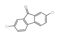 2,7-Dichloro-9-fluorenone Structure