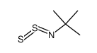 N-thiosulfinyl-t-butylamine Structure
