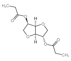 D-Glucitol, 1,4:3,6-dianhydro-, dipropanoate(9CI)结构式