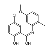 5-chloro-2-hydroxy-N-(5-methoxy-2-methylphenyl)benzamide结构式