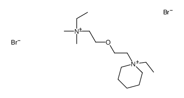 ethyl-[2-[2-(1-ethylpiperidin-1-ium-1-yl)ethoxy]ethyl]-dimethylazanium,dibromide结构式