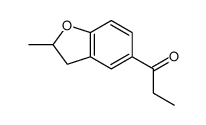 1-(2-methyl-2,3-dihydro-1-benzofuran-5-yl)propan-1-one结构式
