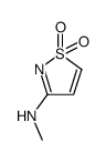 3-Isothiazolamine, N-methyl-, 1,1-dioxide (9CI) Structure