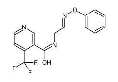 N-(2-phenoxyiminoethyl)-4-(trifluoromethyl)pyridine-3-carboxamide Structure