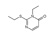 3-ethyl-2-ethylsulfanylpyrimidin-4-one Structure
