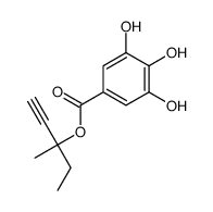 3-methylpent-1-yn-3-yl 3,4,5-trihydroxybenzoate Structure