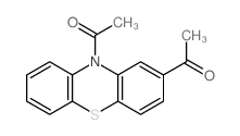 Ethanone,1,1'-(10H-phenothiazine-2,10-diyl)bis- Structure