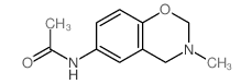 N-(8-methyl-10-oxa-8-azabicyclo[4.4.0]deca-2,4,11-trien-4-yl)acetamide structure
