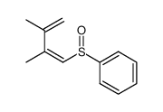 ((Z)-2,3-Dimethyl-buta-1,3-diene-1-sulfinyl)-benzene Structure