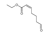 (Z)-ethyl-6-formylhex-2-enoate结构式