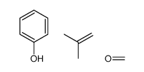 formaldehyde,2-methylprop-1-ene,phenol Structure