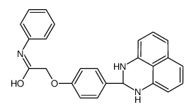 2-[4-(2,3-dihydro-1H-perimidin-2-yl)phenoxy]-N-phenylacetamide Structure