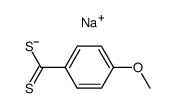 sodium 4-methoxydithiobenzoate结构式