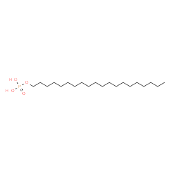 Eicosanol, phosphate Structure