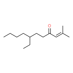 7-ethyl-2-methylundec-2-en-4-one结构式