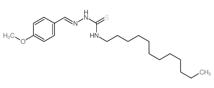 Hydrazinecarbothioamide,N-dodecyl-2-[(4-methoxyphenyl)methylene]- picture