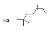 N-ethyl-3,3-dimethylbutan-1-amine,hydrochloride结构式