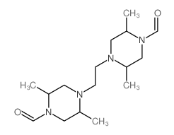 4-[2-(4-formyl-2,5-dimethyl-piperazin-1-yl)ethyl]-2,5-dimethyl-piperazine-1-carbaldehyde picture