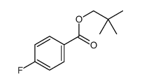2,2-dimethylpropyl 4-fluorobenzoate Structure