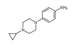 4-(4-cyclopropylpiperazin-1-yl)aniline Structure