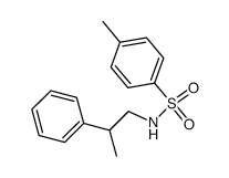 4-methyl-N-(2-phenylpropyl)benzenesulfonamide结构式