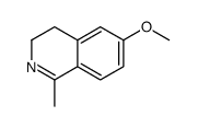 6-Methoxy-1-methyl-3,4-dihydroisoquinoline structure