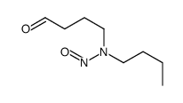 N-butyl-N-(3-formylpropyl)nitrosamine Structure
