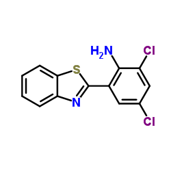 2-(1,3-Benzothiazol-2-yl)-4,6-dichloroaniline Structure
