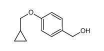 [4-(cyclopropylmethoxy)phenyl]methanol结构式