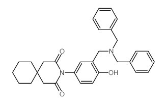 9-[3-[(dibenzylamino)methyl]-4-hydroxy-phenyl]-9-azaspiro[5.5]undecane-8,10-dione picture