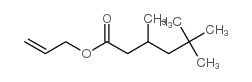 allyl 3,5,5-trimethyl hexanoate结构式