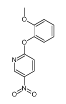 2-(2-Methoxyphenoxy)-5-nitropyridine结构式