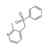 2-methyl-3-((phenylsulfonyl)methyl)pyridine结构式