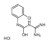 1-(2-chlorophenyl)-3-(diaminomethylidene)urea,hydrochloride Structure